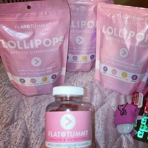 Flat tummy lollipops